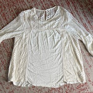 Knox Rose White Lace Blouse